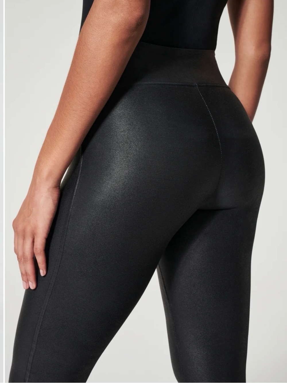 SPANXshape faux leather leggings
